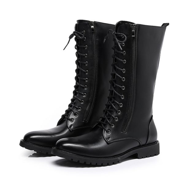 fashionable knights men genuine leather black outdoor shoes long boot-up bow-up autumn high winter men's boots y2af
fashionable knights men genuine leather black outdoor shoes long boot-up bow-up autumn high winter men's boots y2af