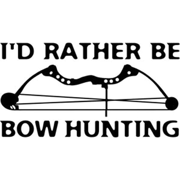 13.8x7.3cm i'd rather be bow hunting sportsman funny car-styling vinyl decal car sticke s8-0471
13.8x7.3cm i'd rather be bow hunting sportsman funny car-styling vinyl decal car sticke s8-0471