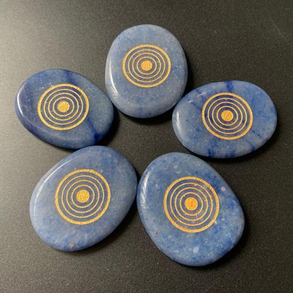 decorative objects & figurines natural blue aventurine palm stones carved spiral symbol healing power semiprecious crystal fengshui decor
decorative objects & figurines natural blue aventurine palm stones carved spiral symbol healing power semiprecious crystal fengshui decor