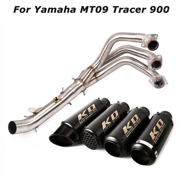 slip for mt09 mt-09 tracer 900 motorcycle whole system exhaust escape tips muffler pipe black front header connect pipe1
slip for mt09 mt-09 tracer 900 motorcycle whole system exhaust escape tips muffler pipe black front header connect pipe1