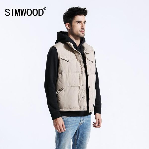 simwood grey duck down vest men 2019 autumn winter new warm sleeveless jackets fashion slim fit coats 1803801, Black
simwood grey duck down vest men 2019 autumn winter new warm sleeveless jackets fashion slim fit coats 1803801, Black