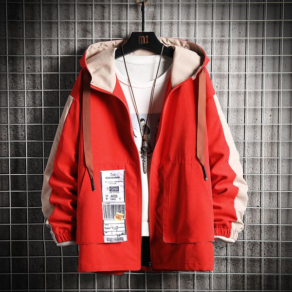 2021 new men's hip hop 2021 casual block of colors from the vintage runway hooded jacket k9up, Tan;black
2021 new men's hip hop 2021 casual block of colors from the vintage runway hooded jacket k9up, Tan;black
