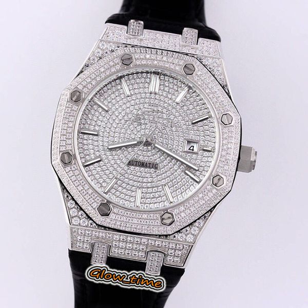 version gypsophila diamonds dial 15452 cal.a3120 automatic 15500 mens watch diamond inlay iced out case leather strap luxry watches, Slivery;brown
version gypsophila diamonds dial 15452 cal.a3120 automatic 15500 mens watch diamond inlay iced out case leather strap luxry watches, Slivery;brown