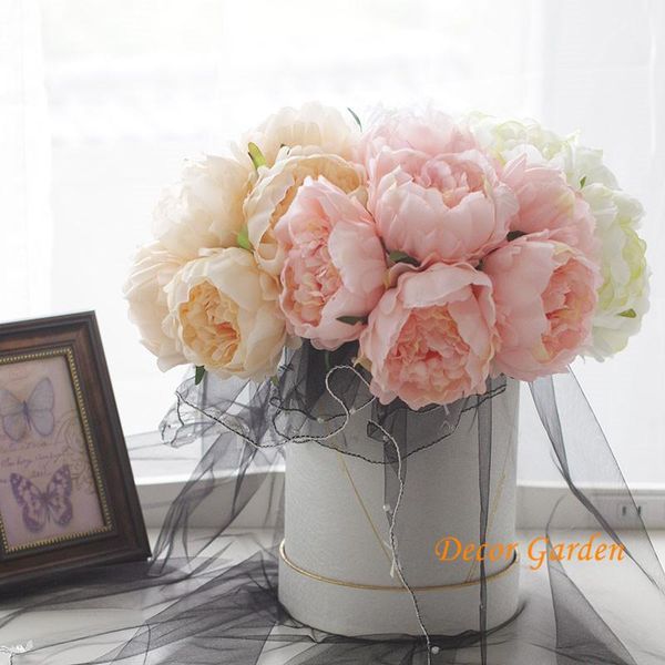 decorative flowers & wreaths 13color artificial silk peony flower bouquet for diy wedding accesories home
decorative flowers & wreaths 13color artificial silk peony flower bouquet for diy wedding accesories home