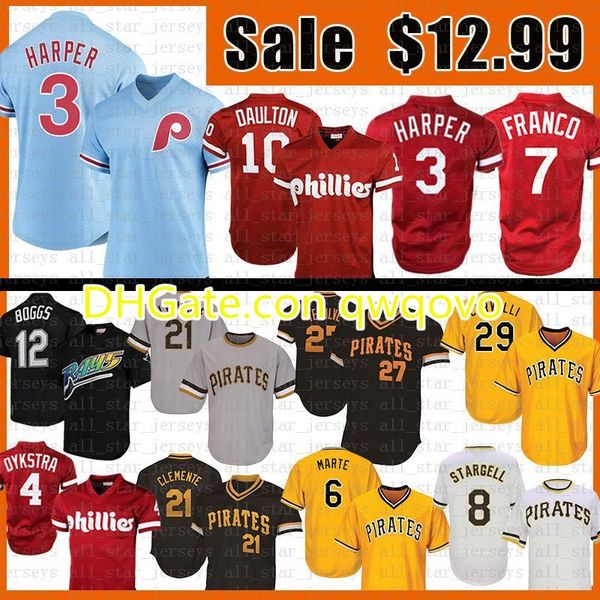 3 bryce baseball jersey harper willie stargell wade boggs lenny maikel dykstra franco darren daulton roberto clemente kent tekulve cervelli, Blue;black
3 bryce baseball jersey harper willie stargell wade boggs lenny maikel dykstra franco darren daulton roberto clemente kent tekulve cervelli, Blue;black