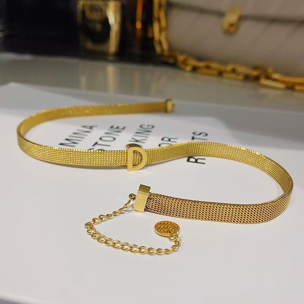 chokers y2k aesthetics necklace for women golden goth letters exquisite short neck chain small neckla accessories, Golden;silver
chokers y2k aesthetics necklace for women golden goth letters exquisite short neck chain small neckla accessories, Golden;silver