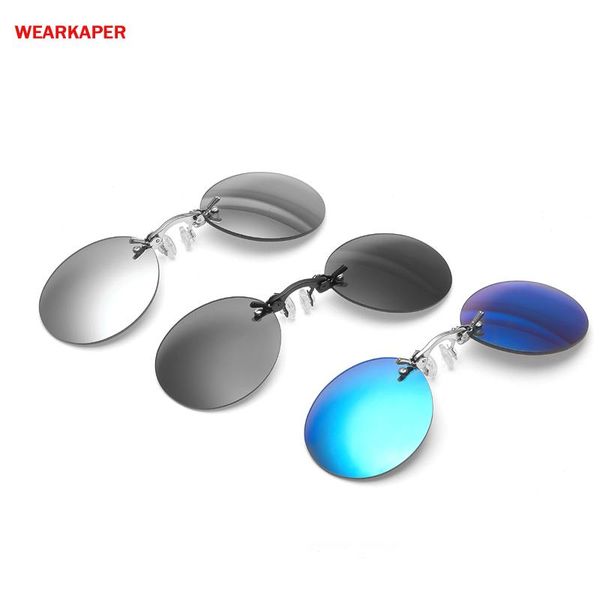 sunglasses wearkaper mini clip nose women men round metal shades hacker empire muffies rimless sun glasses, White;black
sunglasses wearkaper mini clip nose women men round metal shades hacker empire muffies rimless sun glasses, White;black