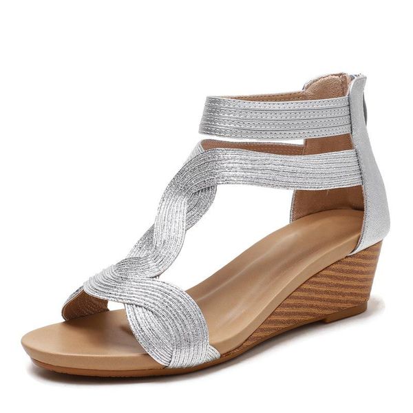 2021 summer sandals women bohemia open toe gladiator ankle strap wedges sandalias back zipper retro t-strap street shoes, Black
2021 summer sandals women bohemia open toe gladiator ankle strap wedges sandalias back zipper retro t-strap street shoes, Black