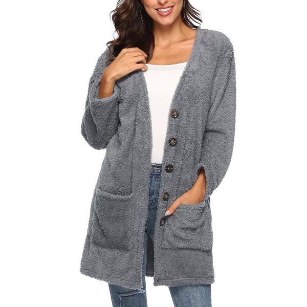 plus velvet thick fleece sweater women polyester winter long plash cardigans womens sweater jumper pull femme outerwear cardigans, White;black
plus velvet thick fleece sweater women polyester winter long plash cardigans womens sweater jumper pull femme outerwear cardigans, White;black