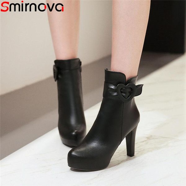 boots smirnova 2021 arrival sweet platform buckle zip round toe super high heel solid ladies ankle, Black
boots smirnova 2021 arrival sweet platform buckle zip round toe super high heel solid ladies ankle, Black