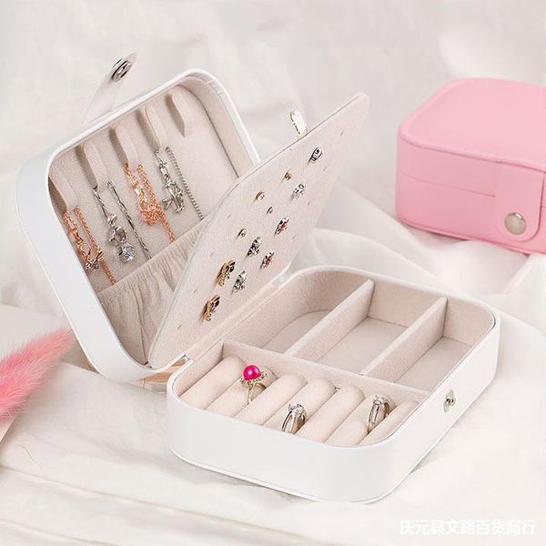 women girls earrings ear stud box organizer portable jewelry storage case pu leather small travel jewelry boxes, Pink;blue
women girls earrings ear stud box organizer portable jewelry storage case pu leather small travel jewelry boxes, Pink;blue