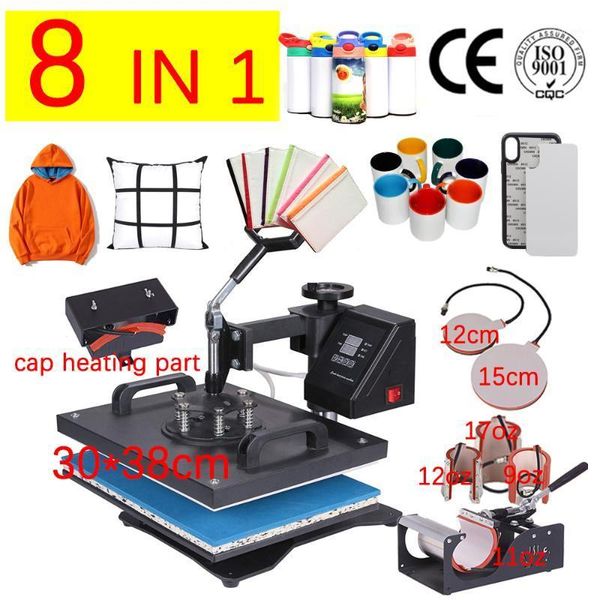 printers quality 30*38cm 8 in 1 combo heat press machine sublimation transfer printer for mug/cap/t shirt/phone cases1
printers quality 30*38cm 8 in 1 combo heat press machine sublimation transfer printer for mug/cap/t shirt/phone cases1