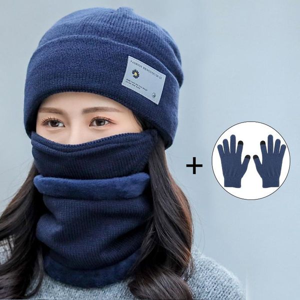 beanie/skull caps 4pcs/set women winter knitted beanies cap face cover neck scarf gloves set solid color warm plush hat with scarves, Blue;gray
beanie/skull caps 4pcs/set women winter knitted beanies cap face cover neck scarf gloves set solid color warm plush hat with scarves, Blue;gray