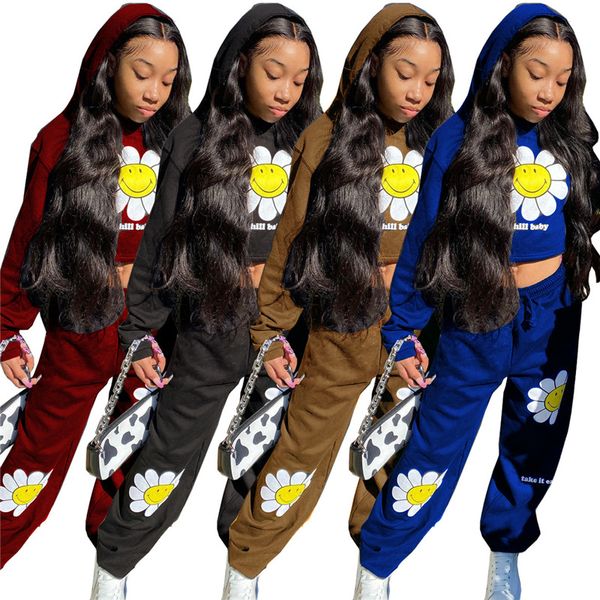 chill baby letters women tracksuit sweatershirt hooded crop hoodie pants two piece outfit designer sunflower smiling face sportswear e121603, White
chill baby letters women tracksuit sweatershirt hooded crop hoodie pants two piece outfit designer sunflower smiling face sportswear e121603, White