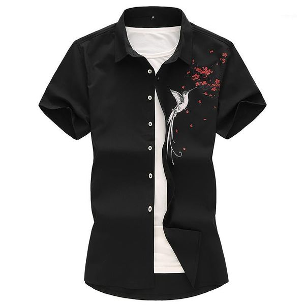 2020 summer new men's shirt large size male fashion casual printed short sleeve shirt brand men's clothing 5xl 6xl 7xl1, White;black
2020 summer new men's shirt large size male fashion casual printed short sleeve shirt brand men's clothing 5xl 6xl 7xl1, White;black