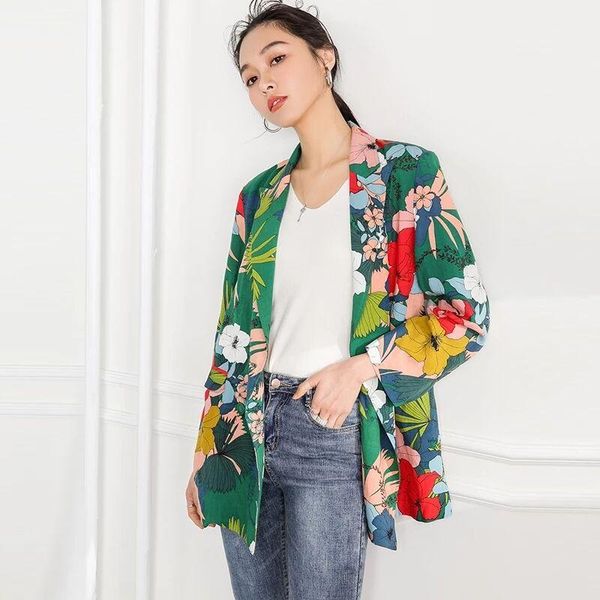 women's suits & blazers ladies suit jacket flower print belt office long sleeve elegant overalls tassel1, White;black
women's suits & blazers ladies suit jacket flower print belt office long sleeve elegant overalls tassel1, White;black