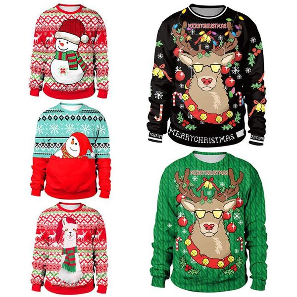 2020 christmas jumper clothing sweater novelty men women embroidery knitted casual cloth with santa claus snowman deer pattern, White;black
2020 christmas jumper clothing sweater novelty men women embroidery knitted casual cloth with santa claus snowman deer pattern, White;black