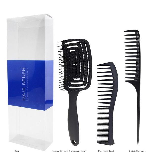 plastic wide-tooth comb ribs comb large tooth vent hair scalp massage hairbrush anti-static jllubg, Silver
plastic wide-tooth comb ribs comb large tooth vent hair scalp massage hairbrush anti-static jllubg, Silver