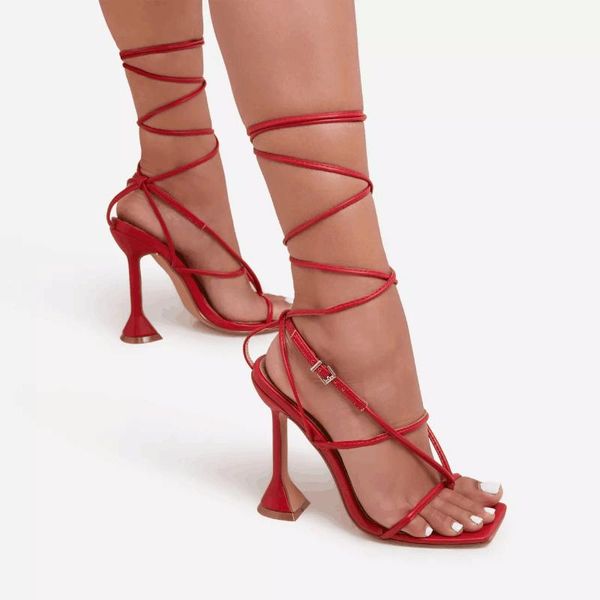sandals summer fashion red narrow band women gladiator sandal ladies square open toe ankle buckle strap stiletto heels, Black
sandals summer fashion red narrow band women gladiator sandal ladies square open toe ankle buckle strap stiletto heels, Black