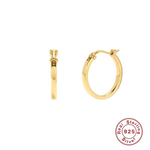 hoop & huggie canner 925 sterling silver eearrings for women ins style simple smooth shiny round piercing earring jewelry pendientes, Golden;silver
hoop & huggie canner 925 sterling silver eearrings for women ins style simple smooth shiny round piercing earring jewelry pendientes, Golden;silver