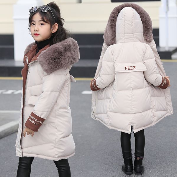 children's winter warm down jacket cotton padded jacket 2020 new fashion women's wear children's thick fur coat fur hooded sn, Blue;gray 
children's winter warm down jacket cotton padded jacket 2020 new fashion women's wear children's thick fur coat fur hooded sn, Blue;gray