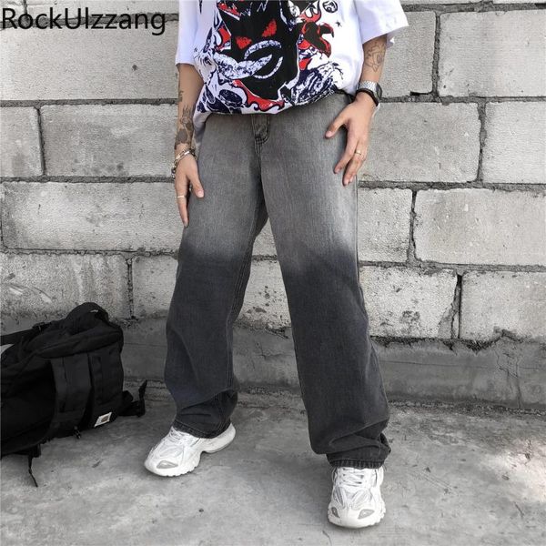 men's jeans japanese streetwear men gradient contrast print fashion straight denim loose pant hip hop high street casual plus size, Blue
men's jeans japanese streetwear men gradient contrast print fashion straight denim loose pant hip hop high street casual plus size, Blue