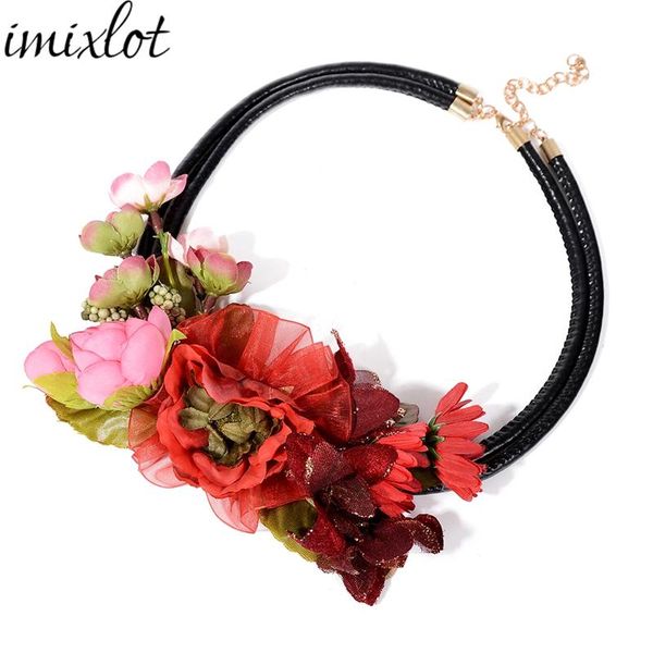 imixlot sweet romantic colorful flower choker leather chain necklace for women girls bohemia fashion wedding jewelry, Silver
imixlot sweet romantic colorful flower choker leather chain necklace for women girls bohemia fashion wedding jewelry, Silver
