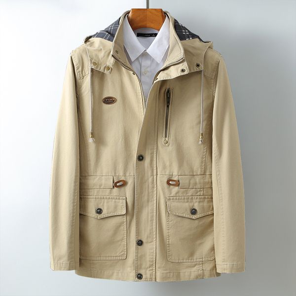 men's spring 2020 new make with hood windbeaker male jacket outerwear casual jackets size 4xl 5xl, Black;brown
men's spring 2020 new make with hood windbeaker male jacket outerwear casual jackets size 4xl 5xl, Black;brown