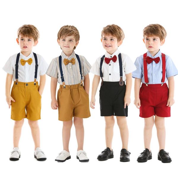 clothing sets boy set dress suit gentleman white shirt with bow tie + grey pants party wedding handsome kid for formal kids
clothing sets boy set dress suit gentleman white shirt with bow tie + grey pants party wedding handsome kid for formal kids