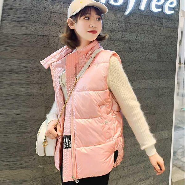 winter vests women waistcoat 2020 autumn short vest cotton padded jacket sleeveless womens vests winter outerwear1, Black;white
winter vests women waistcoat 2020 autumn short vest cotton padded jacket sleeveless womens vests winter outerwear1, Black;white