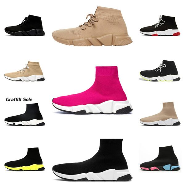 2020 new paris speed trainers knit sock shoe mens womens black white red knitting sneakers casual shoes with box k31
2020 new paris speed trainers knit sock shoe mens womens black white red knitting sneakers casual shoes with box k31