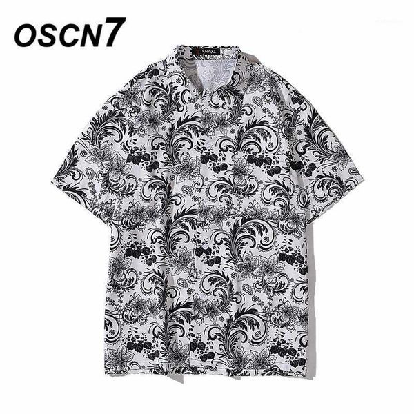men's casual shirts oscn7 printed short sleeve shirt men street 2021 hawaii beach oversize women fashion harujuku for 7021, White;black
men's casual shirts oscn7 printed short sleeve shirt men street 2021 hawaii beach oversize women fashion harujuku for 7021, White;black