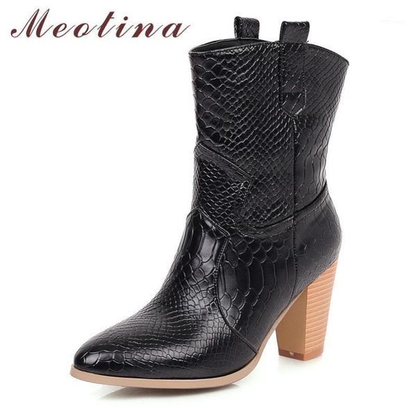 boots meotina winter western women fashion block high heel ankle slip on pointed toe shoes ladies fall plus size 461, Black
boots meotina winter western women fashion block high heel ankle slip on pointed toe shoes ladies fall plus size 461, Black