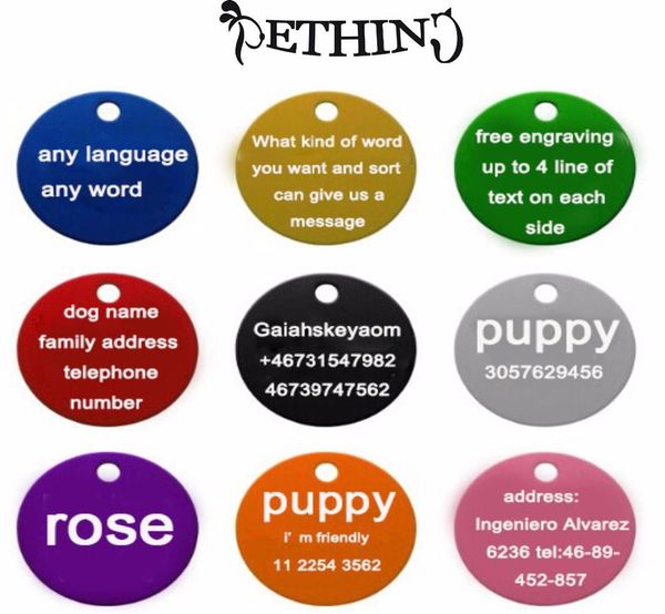 2pcs/lot personalized engraving pet id tags dog cat round tags aluminum dog tags identification customized name address phone q wmtrog
2pcs/lot personalized engraving pet id tags dog cat round tags aluminum dog tags identification customized name address phone q wmtrog