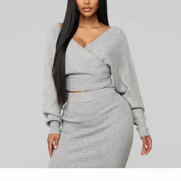 yissang elegant sweater 2 piece set women v neck long lantern sleeve crop and short skirt two piece set femal autumn clothes, White
yissang elegant sweater 2 piece set women v neck long lantern sleeve crop and short skirt two piece set femal autumn clothes, White