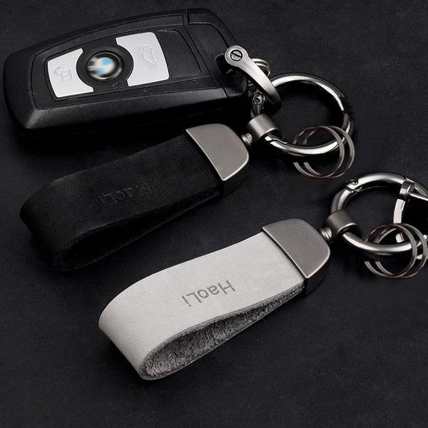 keychains cowhide pendant creative simple car remote control key chain ring male and female ornaments lovers gift rings, Silver
keychains cowhide pendant creative simple car remote control key chain ring male and female ornaments lovers gift rings, Silver