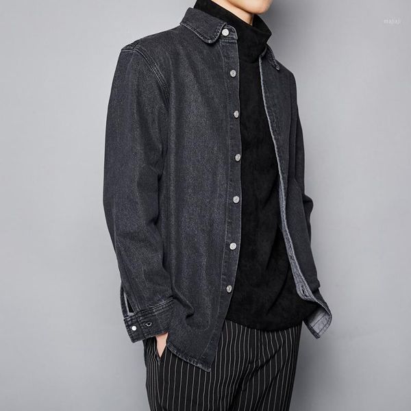 men's casual shirts ~3xl men's clothing fashion original high street wash cowboy zipper design british denim shirt1, White;black
men's casual shirts ~3xl men's clothing fashion original high street wash cowboy zipper design british denim shirt1, White;black
