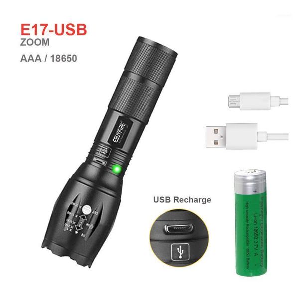 new usb rechargeable xm-l t6 led 3800lm torch light 500m zoomable 18650 waterproof lights1
new usb rechargeable xm-l t6 led 3800lm torch light 500m zoomable 18650 waterproof lights1