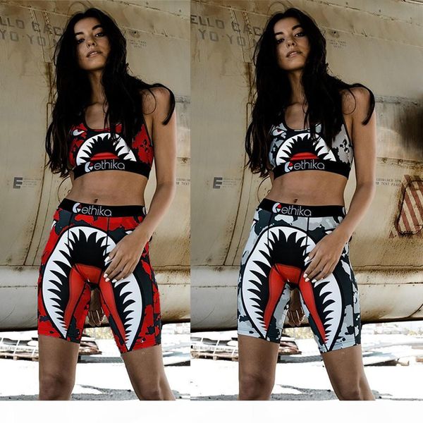 women 2 piece ethika set swimsuit shark swimwear sports bra + shorts trunks brand tracksuit quick dry beachwear bikini set cloth, Gray
women 2 piece ethika set swimsuit shark swimwear sports bra + shorts trunks brand tracksuit quick dry beachwear bikini set cloth, Gray