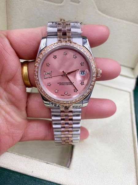 womens watch mechanical automatic 36mm diamond bezel sapphire cystal ladies watches stainless steel strap wristwatches, Slivery;brown
womens watch mechanical automatic 36mm diamond bezel sapphire cystal ladies watches stainless steel strap wristwatches, Slivery;brown