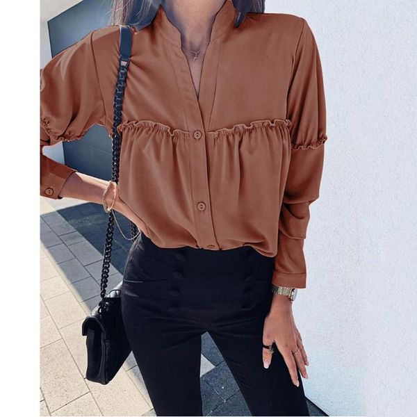 women's blouses & shirts fashion solid white office lady workwear long sleeve chiffon blouse female elegant v-neck
women's blouses & shirts fashion solid white office lady workwear long sleeve chiffon blouse female elegant v-neck