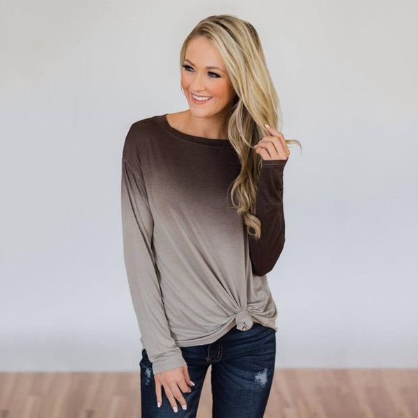 slim outwear daily long sleeves casual soft gradient color women t shirt home office cotton blend printed crew neck shopping, White
slim outwear daily long sleeves casual soft gradient color women t shirt home office cotton blend printed crew neck shopping, White