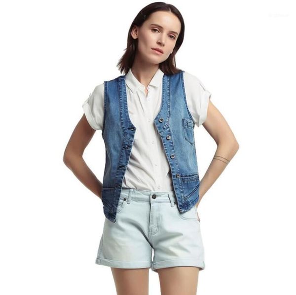 women's vests cotton soft sleeveless women denim vest slim short plus size 2021 female jeans waistcoat vintage summer gilet femme p5771, Black;white
women's vests cotton soft sleeveless women denim vest slim short plus size 2021 female jeans waistcoat vintage summer gilet femme p5771, Black;white