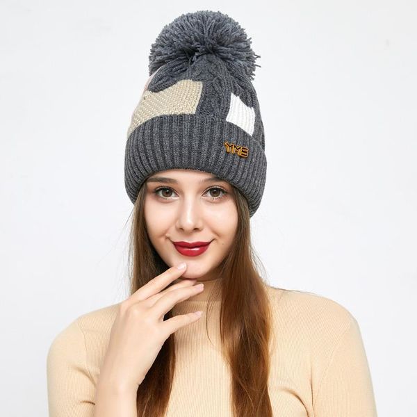 beanie/skull caps girl women winter wool beanie cap pom parent-child knitted hat core yarn warm casual skullies beanies bones, Blue;gray
beanie/skull caps girl women winter wool beanie cap pom parent-child knitted hat core yarn warm casual skullies beanies bones, Blue;gray