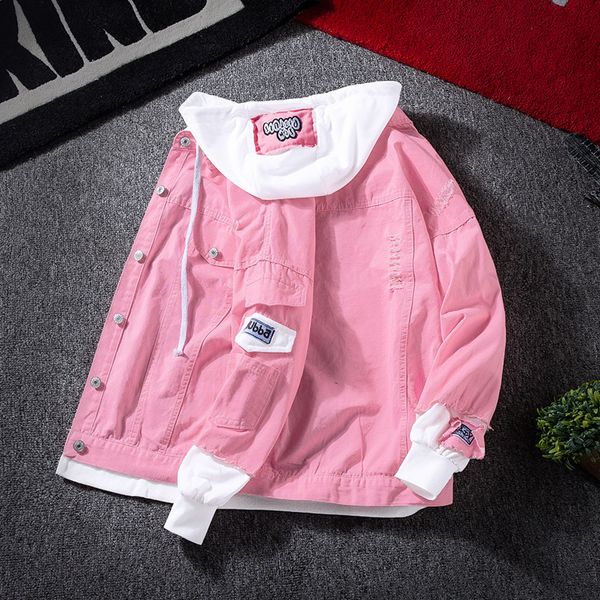 men's and women's denim jackets autumn and winter new loose korean style trendy handsome jacket slim student jacket, Black;brown
men's and women's denim jackets autumn and winter new loose korean style trendy handsome jacket slim student jacket, Black;brown
