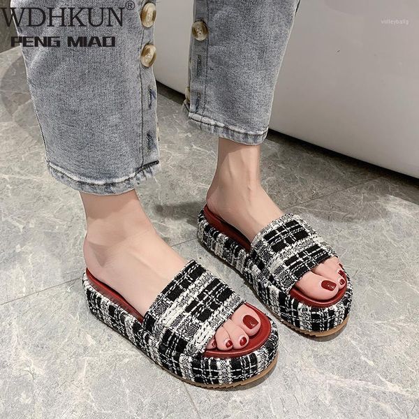 2020 summer high-quality canvas surface women slippers thick bottom word drag women's shoes sandals high heels casual women's1, Black
2020 summer high-quality canvas surface women slippers thick bottom word drag women's shoes sandals high heels casual women's1, Black