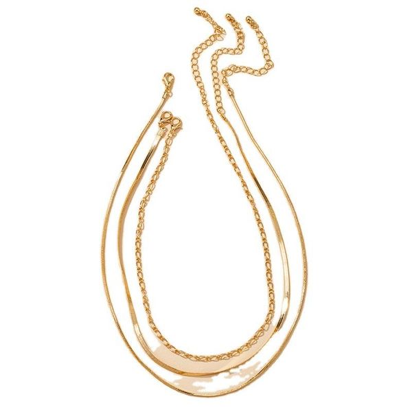 ins 2021 new gold snake chain triple layers minimalism minimalist pendant choker necklaces korean fashion chic party jewelry, Golden;silver
ins 2021 new gold snake chain triple layers minimalism minimalist pendant choker necklaces korean fashion chic party jewelry, Golden;silver