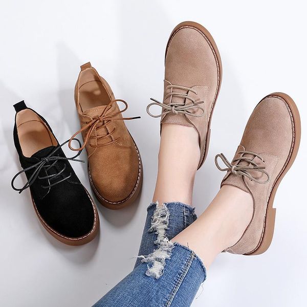 2020 autumn new women's shoes flat boots casual shoes woman oxford retro elegant lace-up non-slip single footwear, Black
2020 autumn new women's shoes flat boots casual shoes woman oxford retro elegant lace-up non-slip single footwear, Black