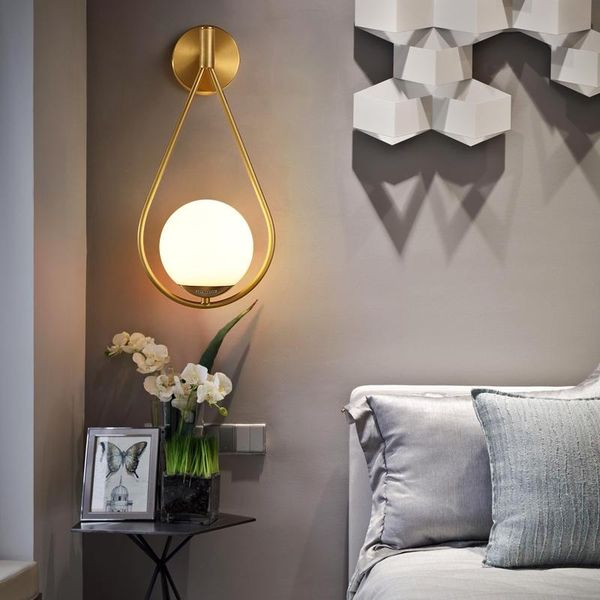 wall lamp nordic glass ball light modern led copper black for living room kitchen bedroom bedside home decoration lighting
wall lamp nordic glass ball light modern led copper black for living room kitchen bedroom bedside home decoration lighting