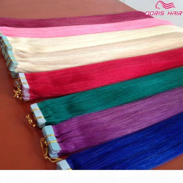 9 color 16inch to 24inch tape in human hair extensions remy hair skin weft extensions ,20pcs pack ing, Black
9 color 16inch to 24inch tape in human hair extensions remy hair skin weft extensions ,20pcs pack ing, Black